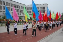 Color flag private flag flag safety flag oil flag factory flag triangle string Flag roadside flag flag