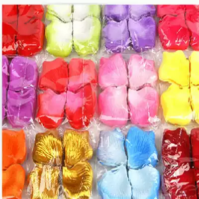 Wholesale wedding flower petals rose petals wedding bed sprinkle flowers add no price increase (multi-color optional)