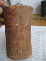 Integrated 50s tyre pen cylinder full work early engraving grapelotus pencil 1