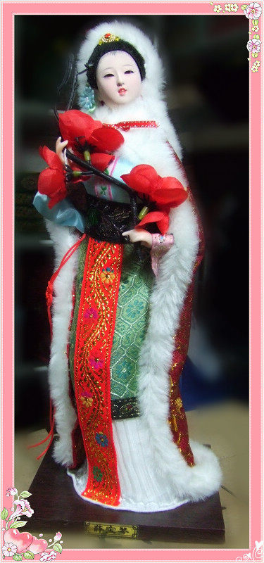 Yu Pingjuan Everyone type Juanjuan folk handicraft man puppet family swing piece gold mausoleum 12 hairpin Xue Baoqin-Taobao