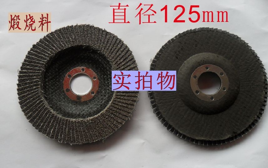 Calcination shutter sheet 100 Page Wheel polished sheet polished sheet diameter 125mm aperture 22mm mesh lid metal polished