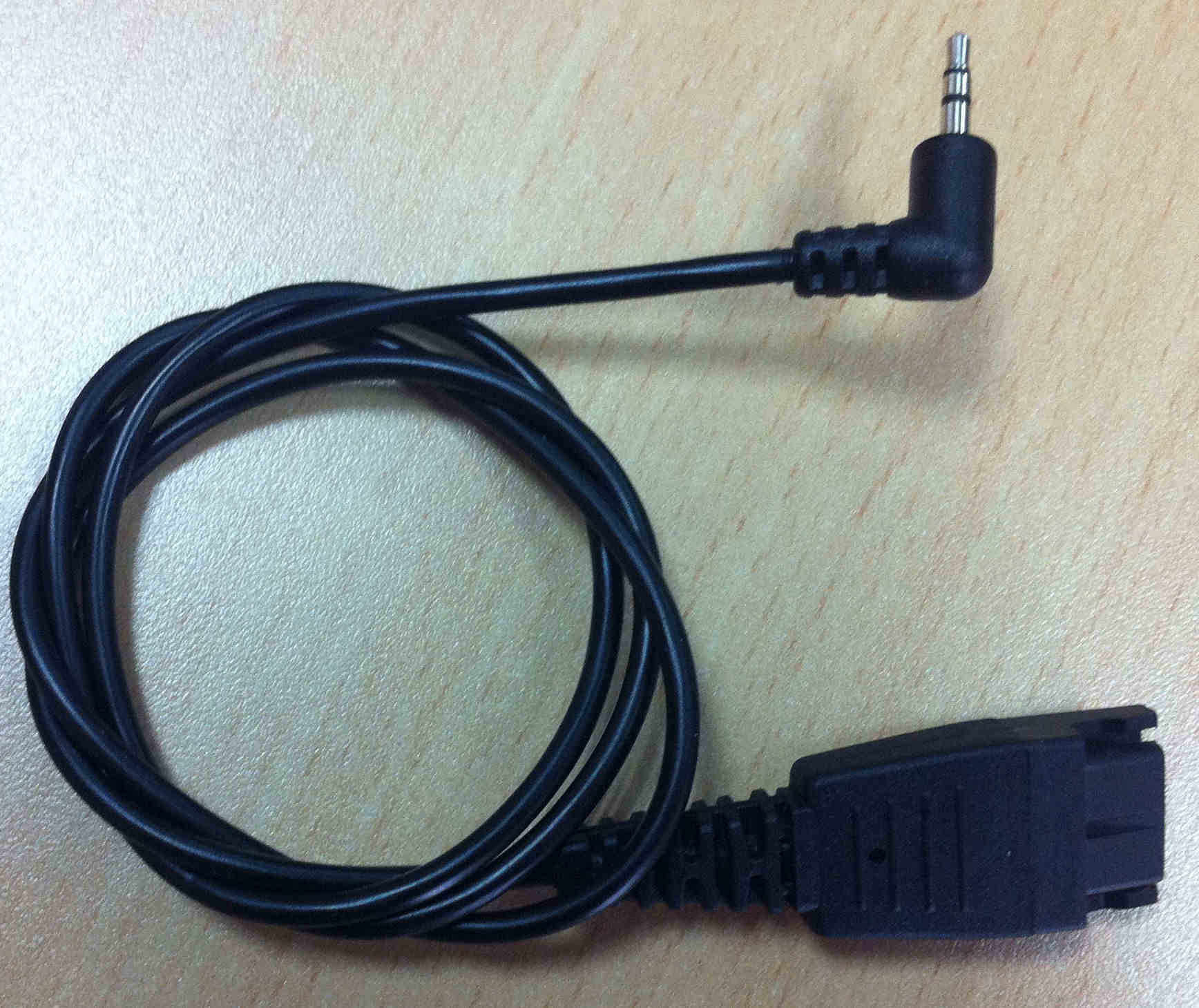 Plantronics Jabra headphone cable 2 5 3 5 plug transfer cable Panasonic telephone headset