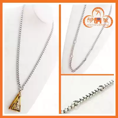 All things live clavicle titanium steel stainless steel shell necklace