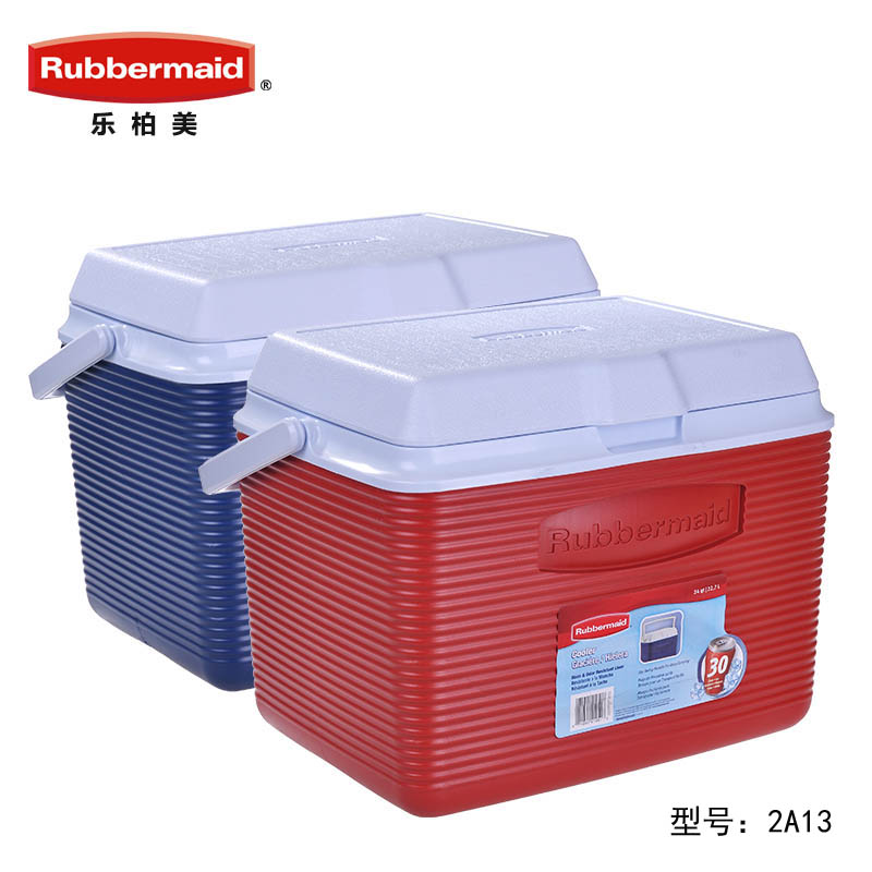 Lebo Mei cold box Car small refrigerator outdoor travel insulation box 24QT refrigerator delivery cold and warm box