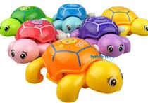 Cute winding small turtle clockwork toys learn to climb good helper toys chain QQ turtle naughty turtle