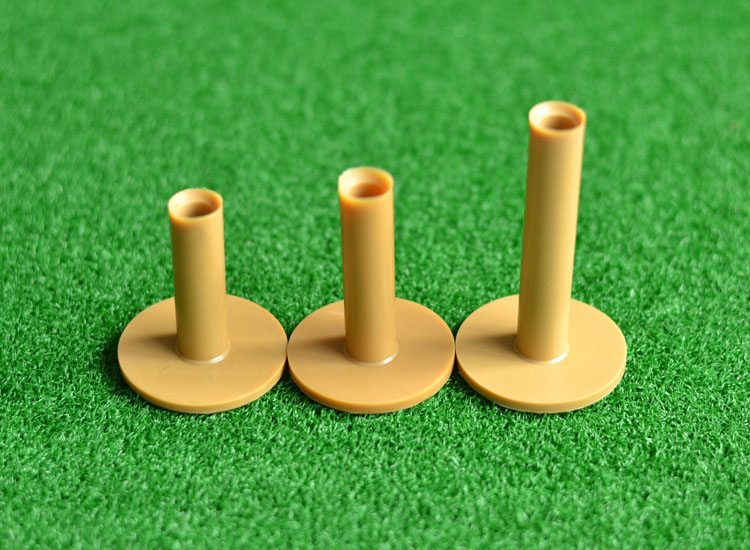 Manufacturer Golf bull TEE rubber Yellow ball tug nail GOLF strike mat accessories