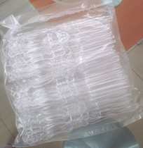 Add hard fruit fork sign plastic transparent bamboo knuckle fork disposable fruit fork 4500 fruit fork foot number