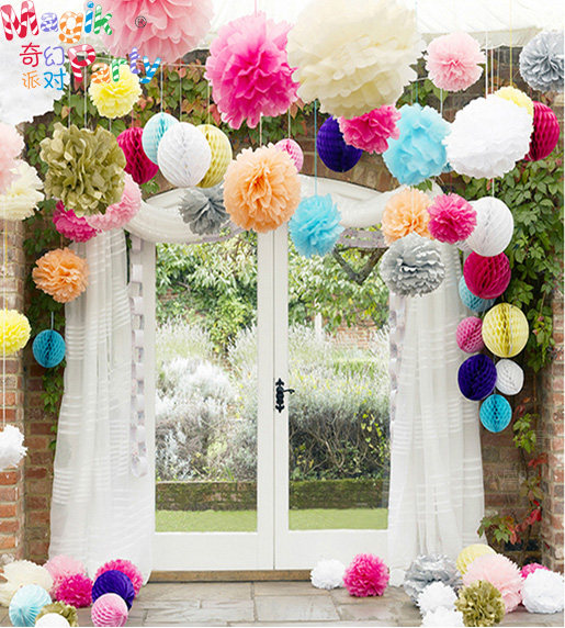 Valentine's Day decoration, wedding, peony paper, paper, flower ball, birthday, kindergarten, hanging decoration, shop, flower hanging decoration