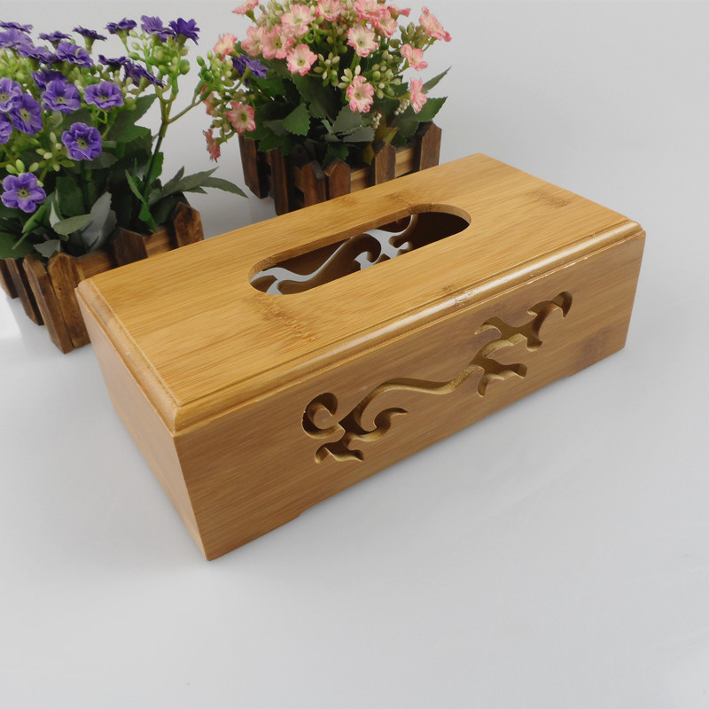 Tissue box Wood and wood toilet paper box cute creative natural eco-friendly car with living room paper towels