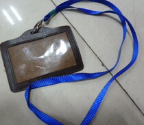 Imitation cowhide card set magnetic card cover badge badge badge imitation leather card badge badge