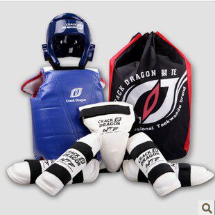 National adult children's professional taekwondo protective gear set split dragon taekwondo children's protective gear set