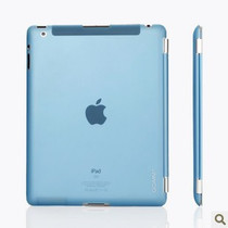 Apple iPad mini3 2 1 smart cover mate Crystal shell missing edge PC hard back case cover