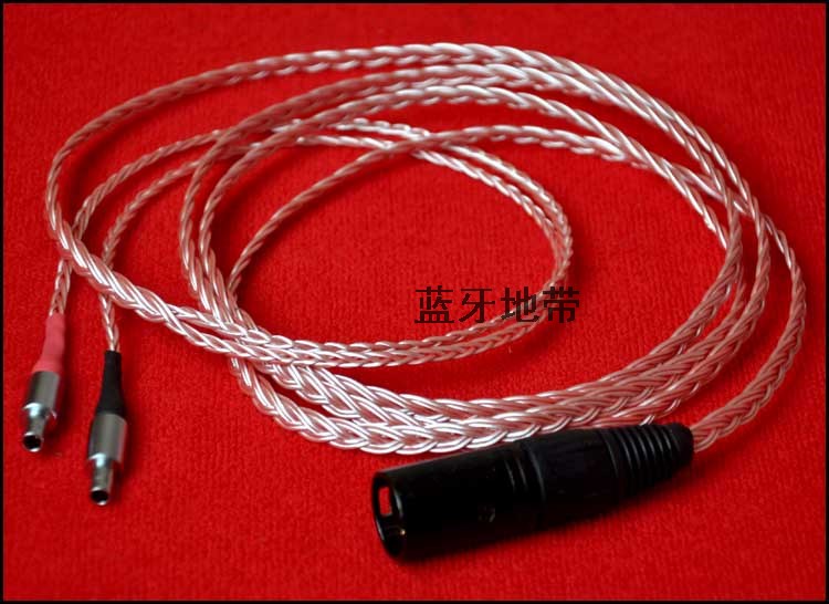 Senhai HD800 headphone upgrade line Vandenhauer single crystal copper extruded silver wire core