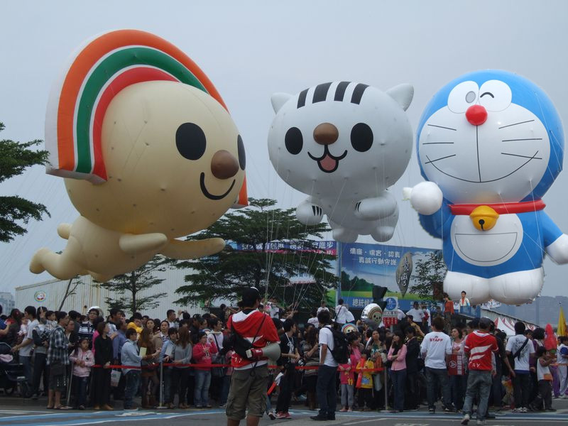 PVC lifts the cat cartoon balloon cartoon balloon custom shaped cartoon advertising print cartoon balloon