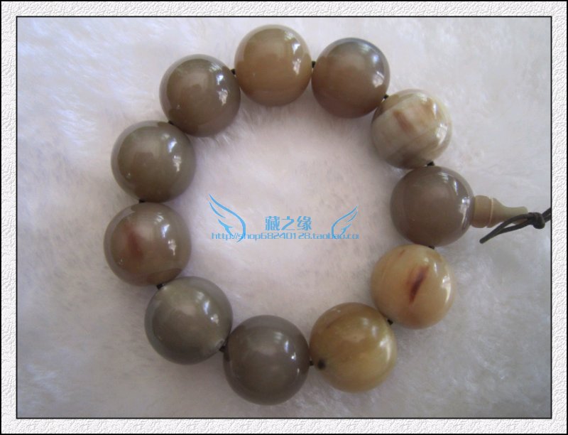 [Hidden edge] Natural boutique yak horn Buddha Handmade 2 0 diameter Handmade massage Health Care Cold Blood