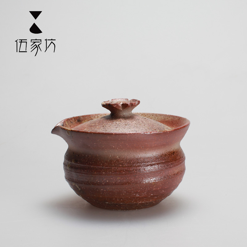 The Wu family fall fang fang mei firewood tureen tureen ceramic tea set all hand hand throwing tureen