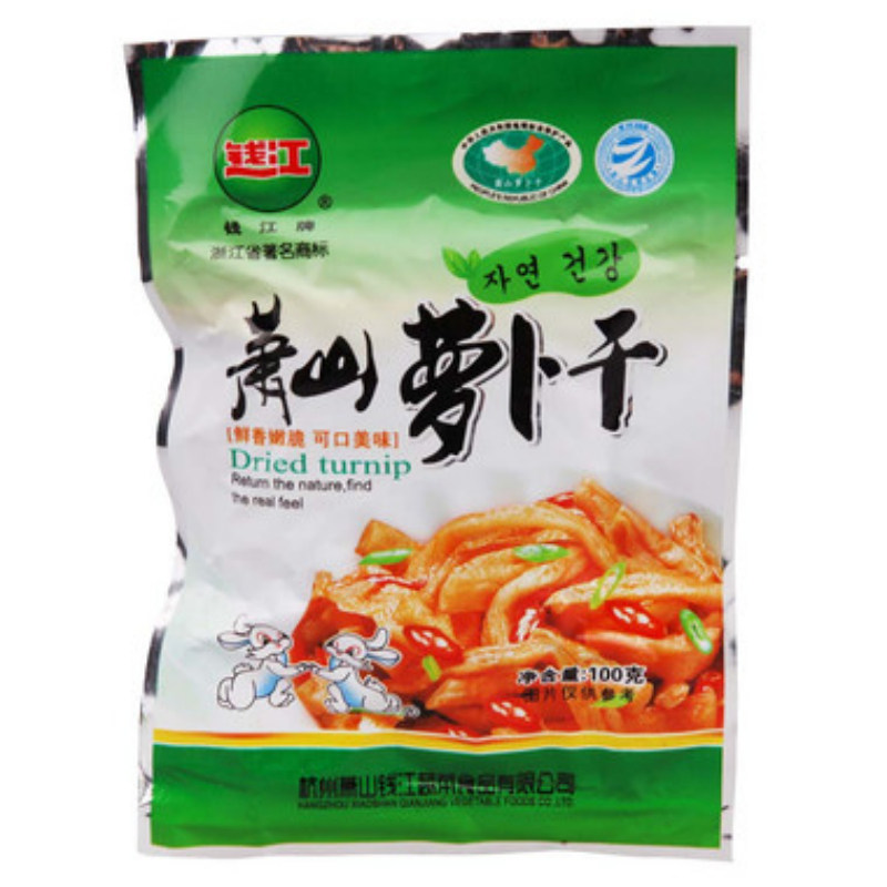 【天猫超市】钱江 萧山萝卜干 100g/袋 酱菜下饭菜 萧山特产