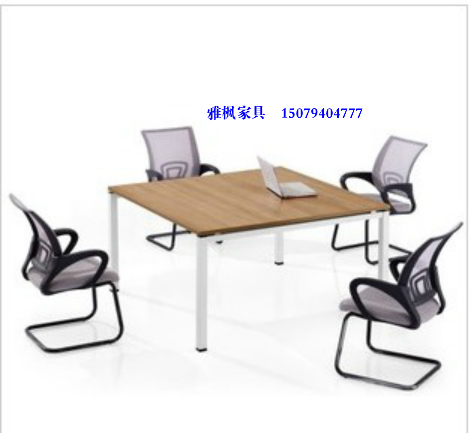 Office furniture fashion brief steel plate European-style Easy talks Zhengrectangular creative 4 people size meeting table