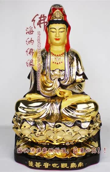Heina Buddha Taiwan Shenfan Bronze Gilded Western San St 40CM Like Buddha statue