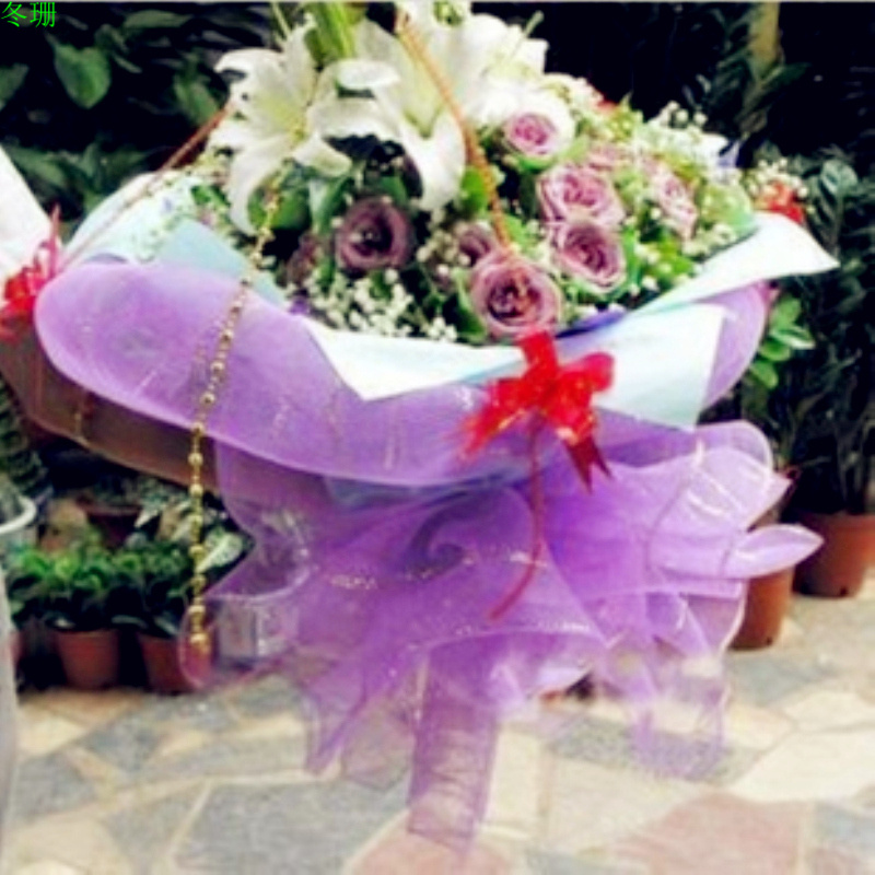 教师节紫玫瑰百合苏州情人节预定生日同城鲜花速递泰兴南通顺平县