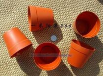 Clearance spike succulent mini cute small flower pot Plastic reserved hole seedling transplantation round green plant simple flower pot