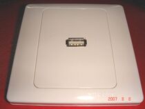 Simon socket single-hole USB fashion furnishing panel wall plug (86 welding type details asked customer service)