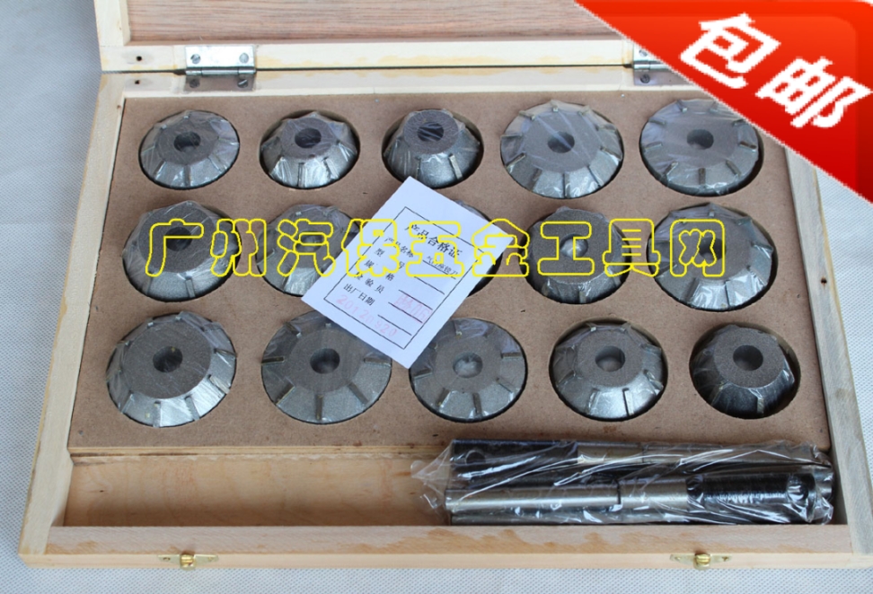 Set carbide valve seat reamer repair tool heavy-duty vehicle grinding cart valve door reamer tool