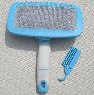 Upscale cute pet needle comb suit small number of short fur dog brushes with small combs