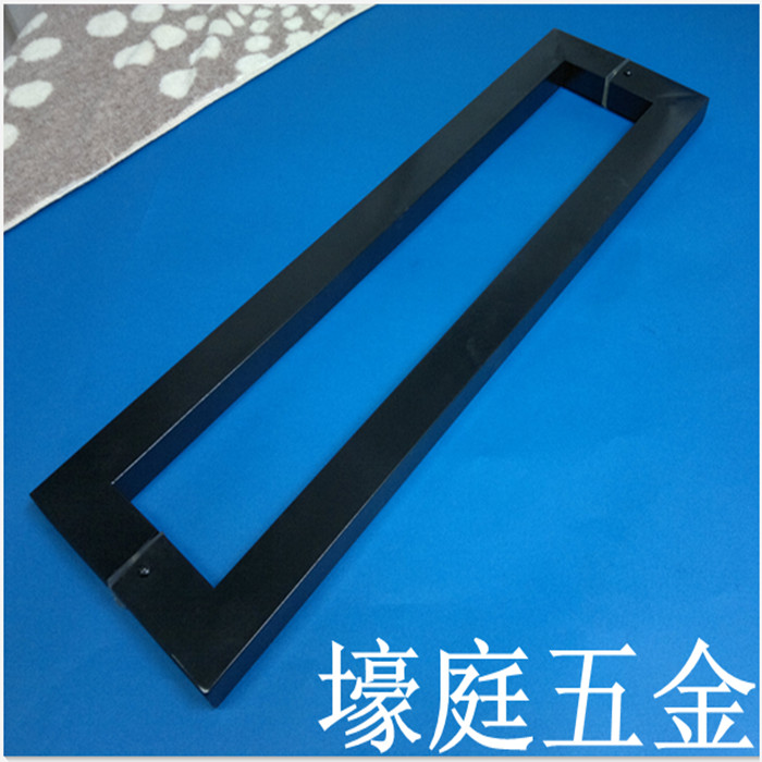 Door handle Glass door handle Wooden door handle Stainless steel handle Black glass door handle baked black