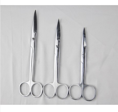 Shanghai Plum scissors stainless steel scissors 10CM 12 5CM 5CM 16CM 16CM 18CM straight tip bending tips