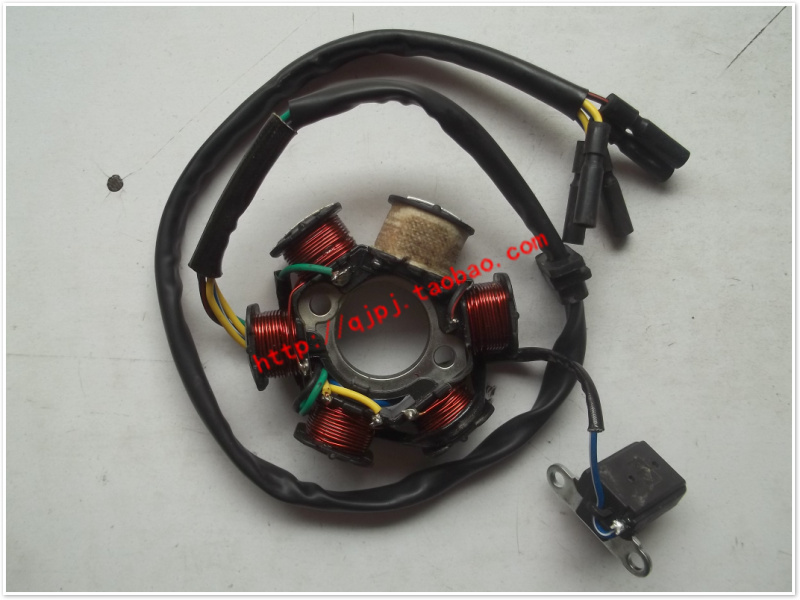 Zongshen Loncin Lifan Jialing Lovol 110 engine full-wave rectification ignition coil 6 sets of six-stage stator