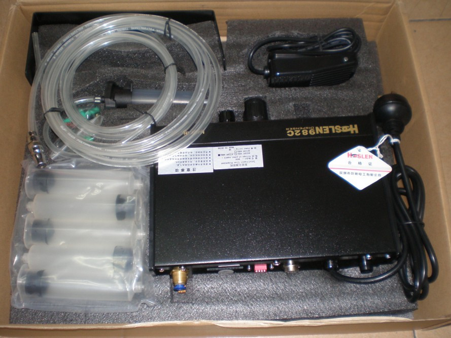HOSLEN HS-982C Semi-automatic Point Gum Dispenser Drop Glue Machine Dunk Machine For Lifelong Repair