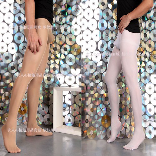 Male stockings male bag - type pantyhose medium - thick sex stockings anti - hook masturbator for men's stockings