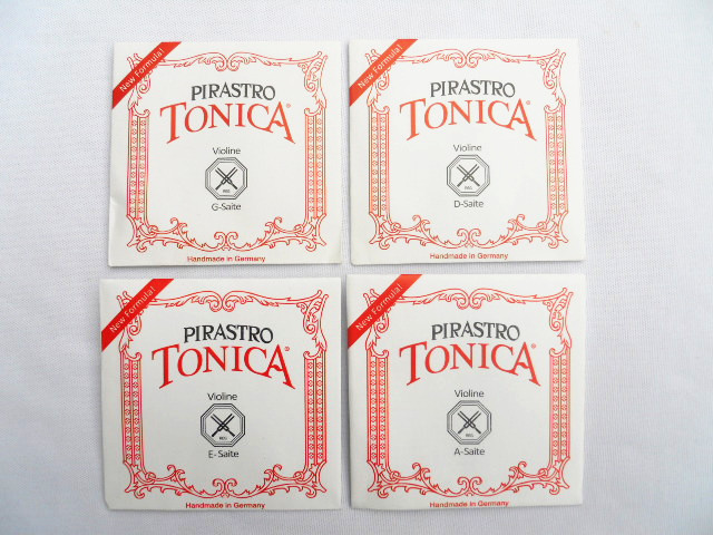 German import PIRASTRO-TONICA onica violin nylon string set strings