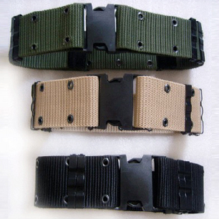 S belt Camouflage canvas belt Old A outer belt Special forces tactical belt Mud black green