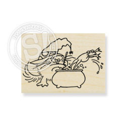 @Stampendous Wooden Stamp *stamp: H259