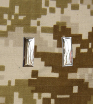 US Metal badge US Lieutenant Collar US Collar Silver
