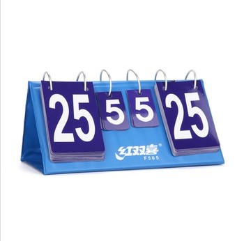  Red Double Happiness F505 Table Tennis Double Scorer Ping Pong Match Scorer Table Tennis Sports Scoring