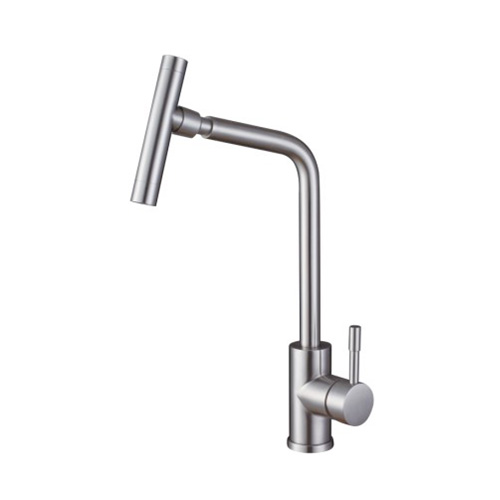 Stainless steel through body 304 finely-cast universal water nozzle kitchen tap