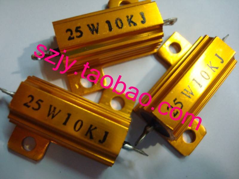 Aluminum shell resistance 25W10K power resistance 25W10K brand new original load large price Youspot