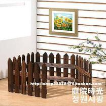 Xiuheaven Wood Courtyard Supplies-Nordic pastoral style carbonized fence wooden fence