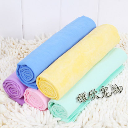 High quality PVA imitation deerskin Pet absorbent towel Car wipes color random