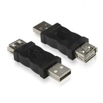 USB A male to A female adapter USB adapter USB pass-through Plug and play