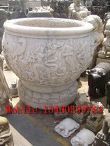 Antique flower pot imitation antique fish tank green stone pool stone fish tank for old flower pot fish tank hem 085