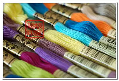 Hu Lili cross stitch French DMC cross embroidery line new 16-color New Line number set to sell 3 3 yuan