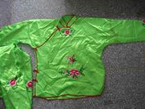 Special Silk Drama Pink with Butterfly Embroidery Dance Yama Costume and Pants 2