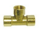 Internal thread tee 4 points copper tee copper joint T-type tee
