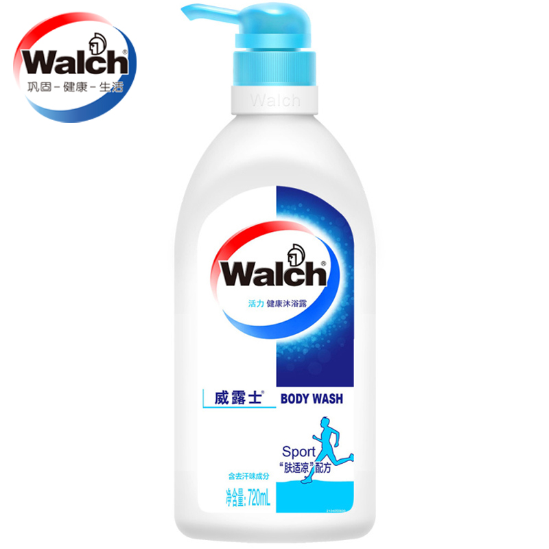 【天猫超市】Walch/威露士含去汗味成分活力健康沐浴露720ml