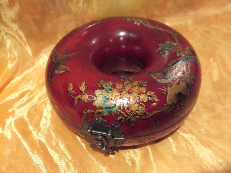 Buddha's box antique jewelry box antique and versatile makeup case pearl necklace box-Taobao