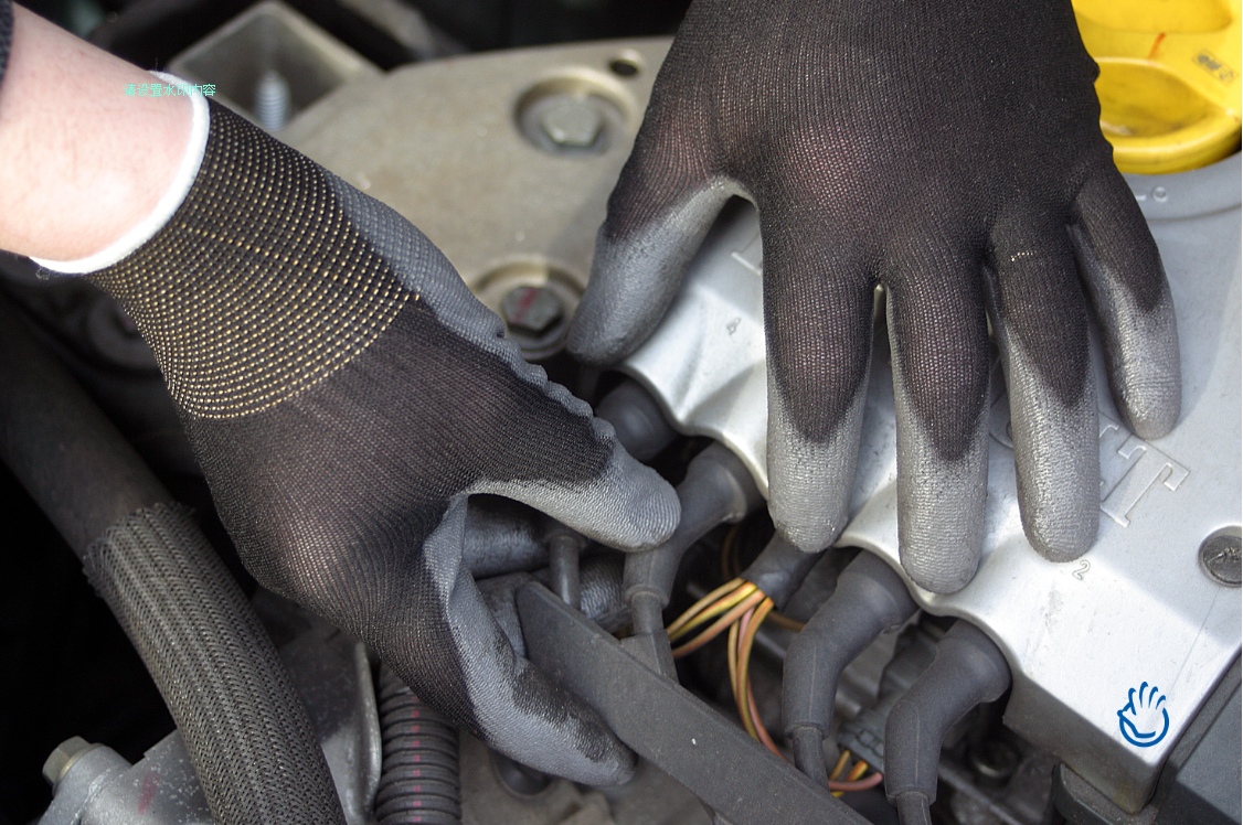 Japan SHOWA Original Black Precision Electronic Assembly Car Maintenance Fire Brigade Training Gloves 370 M Size